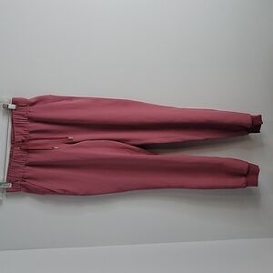 lululemon on the fly Mauve Pink Jogger Drawstring &  Pockets Pants Size 2